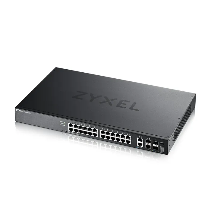 ZYXEL XGS2220-30 L3 Access Switch 24x1G RJ45 2x10mG RJ45 4x10G SFP+ Uplink incl. 1Year NebulaFlex Pro