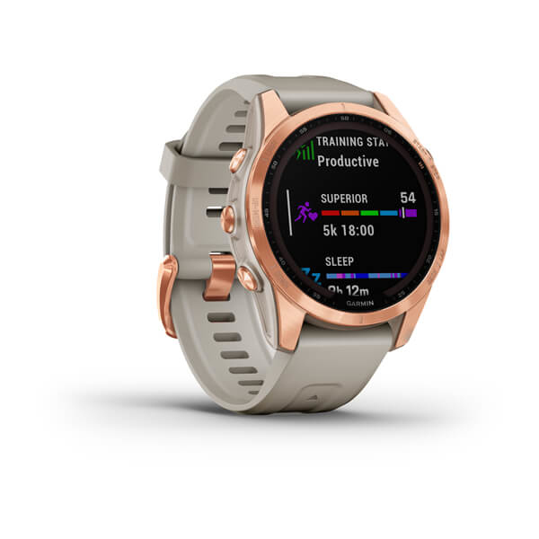 Garmin Fenix 7S Solar -urheilukello, Rose Gold