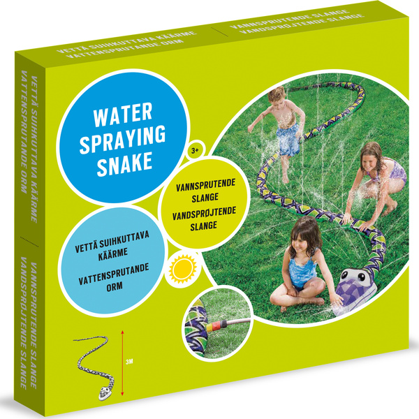 Spring Summer Water Spraying Snake 3m