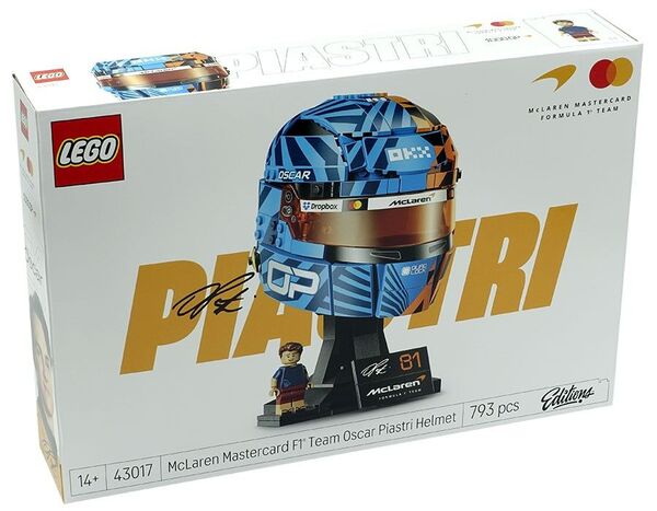LEGO McLaren Mastercard F1 Team Oscar Piastri Helmet 43017