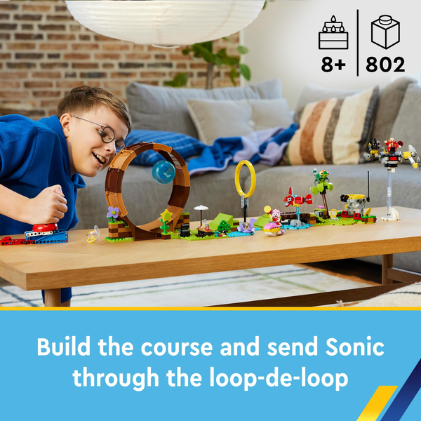 LEGO IDEAS 76994 Sonics Green Hill Zone Loop Challenge