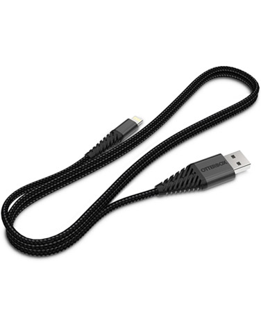 Otterbox Lightning -USB kaapeli, 1 m, Musta