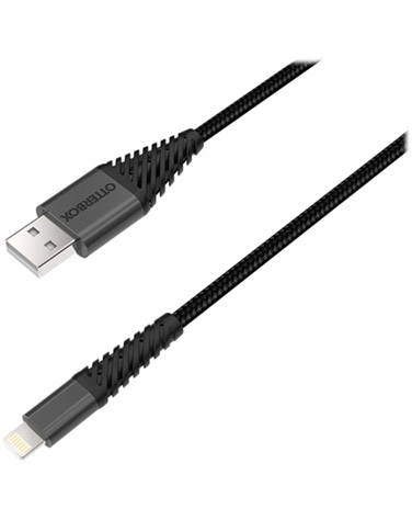 Otterbox Lightning -USB kaapeli, 1 m, Musta