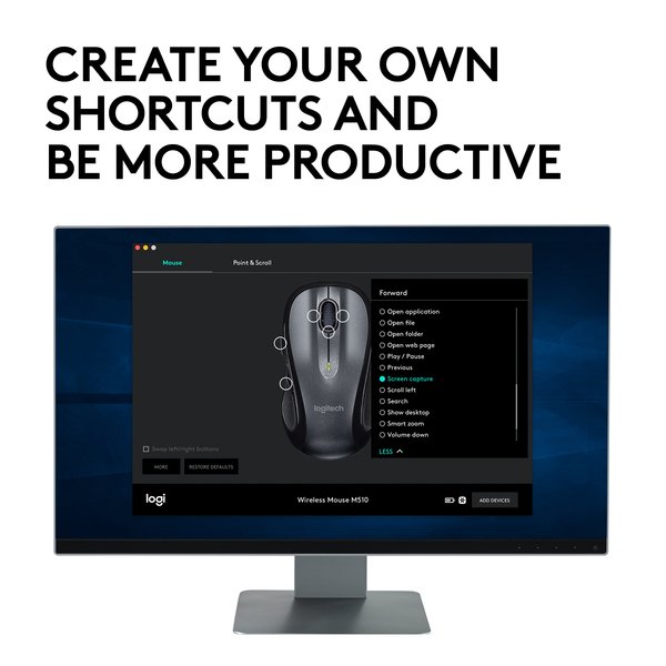 Logitech M510 - wireless mouse