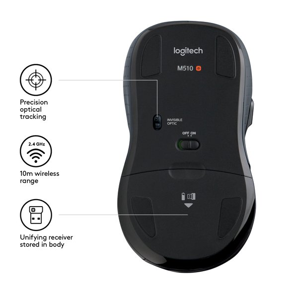 Logitech M510 - wireless mouse
