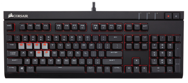 Corsair Strafe - Cherry MX Brown -taustavalaistu mekaaninen pelin&auml;pp&auml;imist&ouml;