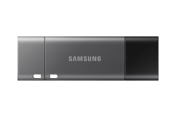 Samsung 64 Gt Duo Plus USB-C 3.2 Gen 1x1 -muistitikku, Musta/Hopea