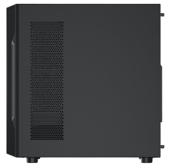 SAMA S40 Midi-Tower Case with window and RGB lighting, Black