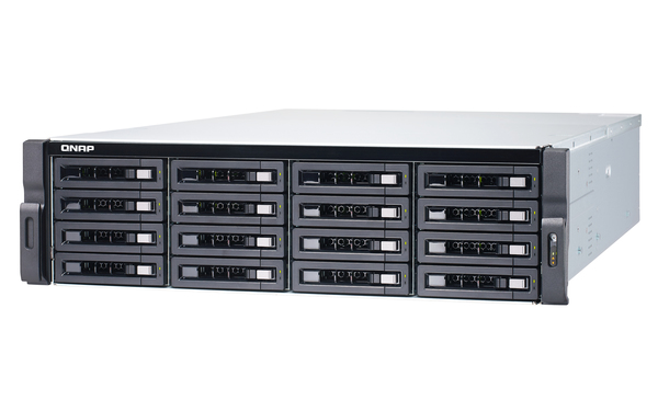 QNAP TS-1673U-RP-64G 16-bay rackmount NAS AMD RX-421ND 4-core 2.1GHz up to 3.4GHz 64GB DDR4 RAM (max 64GB) 2 x M.2 22802260 SATA 6Gb