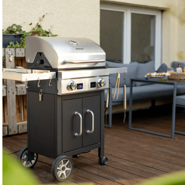 STEBA Deluxe Grill Center VG 7000 Devil&rsquo;s Choice Electric Grill, 2800 W, Stainless steel / Black