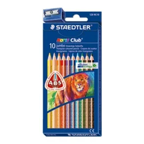 Coloured pencil Noris Club Jumbo triangular ass (10)