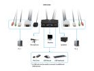 KV02 Port/USB LevelOne KVM-022
