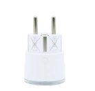 Shelly Plug PM Gen3 - 16A white Wi-Fi-enabled energy meter that plugs into a standard outlet