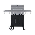 STEBA Deluxe Grill Center VG 7000 Devil&rsquo;s Choice -s&auml;hk&ouml;grilli, 2800 W, ruostumaton ter&auml;s / musta