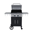 STEBA Deluxe Grill Center VG 7000 Devil&rsquo;s Choice -s&auml;hk&ouml;grilli, 2800 W, ruostumaton ter&auml;s / musta