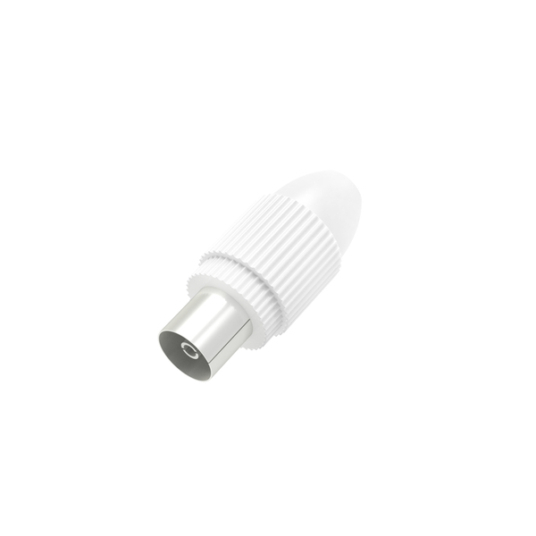 HAMA Antenna Socket Coax White