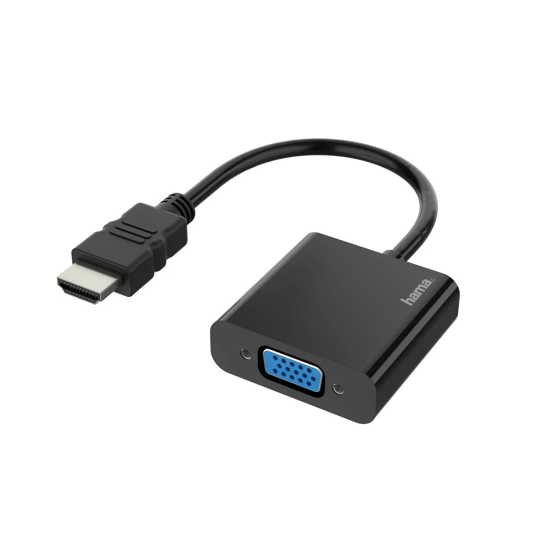 HAMA Adapter HDMI-VGA Full-HD 1080p Black