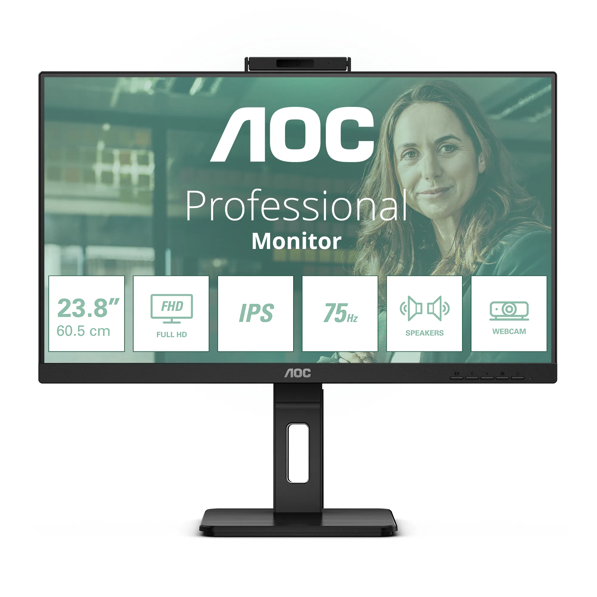 AOC 24" 24P3QW Full HD, IPS - monitor
