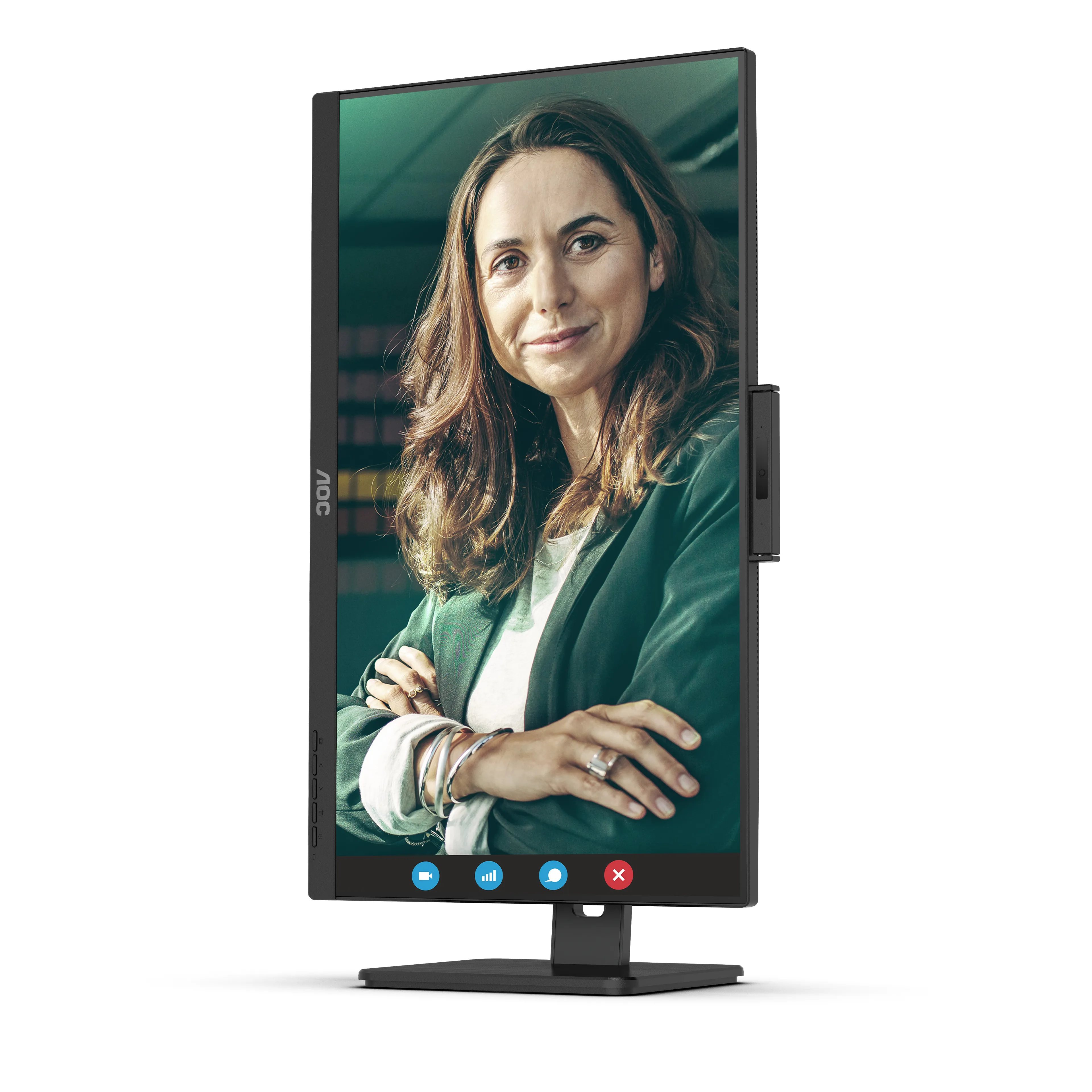 AOC Q27P3CW 27" QHD, IPS Monitor with USB-C hub, Webcam, RJ45