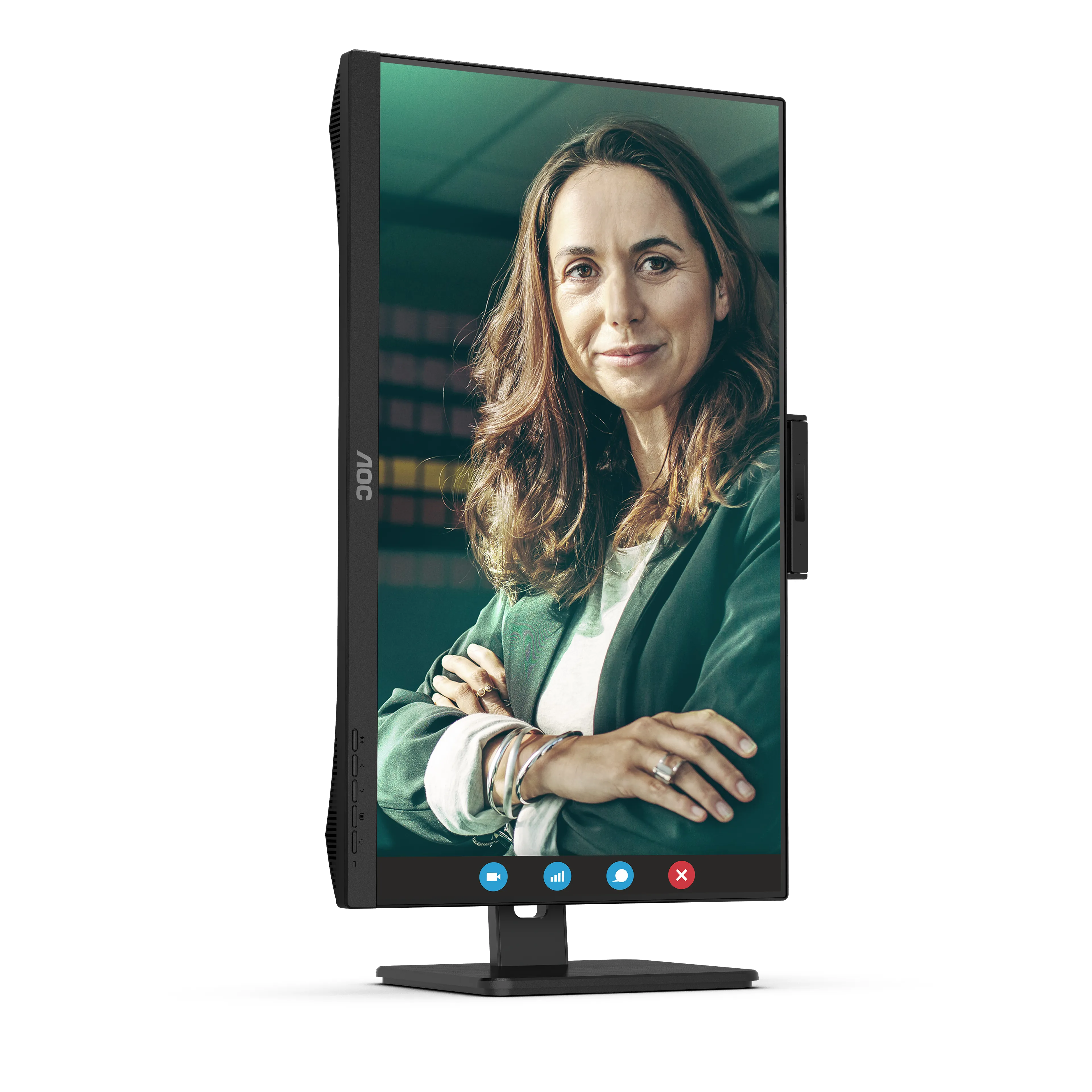 AOC Q27P3CW 27" QHD, IPS Monitor with USB-C hub, Webcam, RJ45