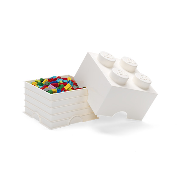 Room Copenhagen LEGO Storage Brick 4 white - RC40031735