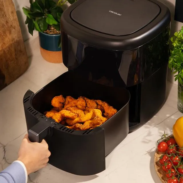 CECOTEC Cecofry Bombastik 6000 Full, 6 l, 0,6 kg, 1700 W, airfryer, musta