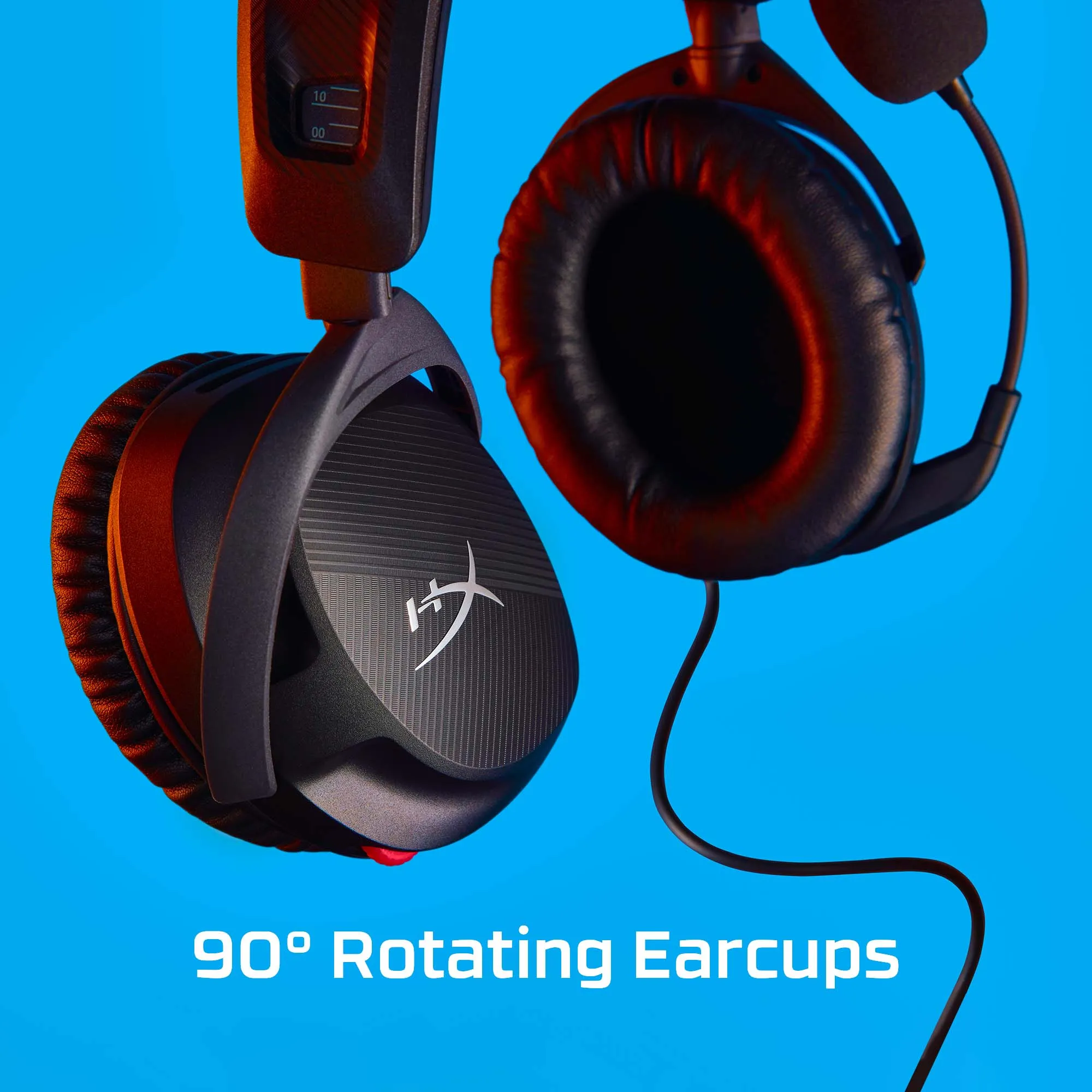 HyperX Cloud Stinger 2 -pelikuulokkeet mikrofonilla, musta