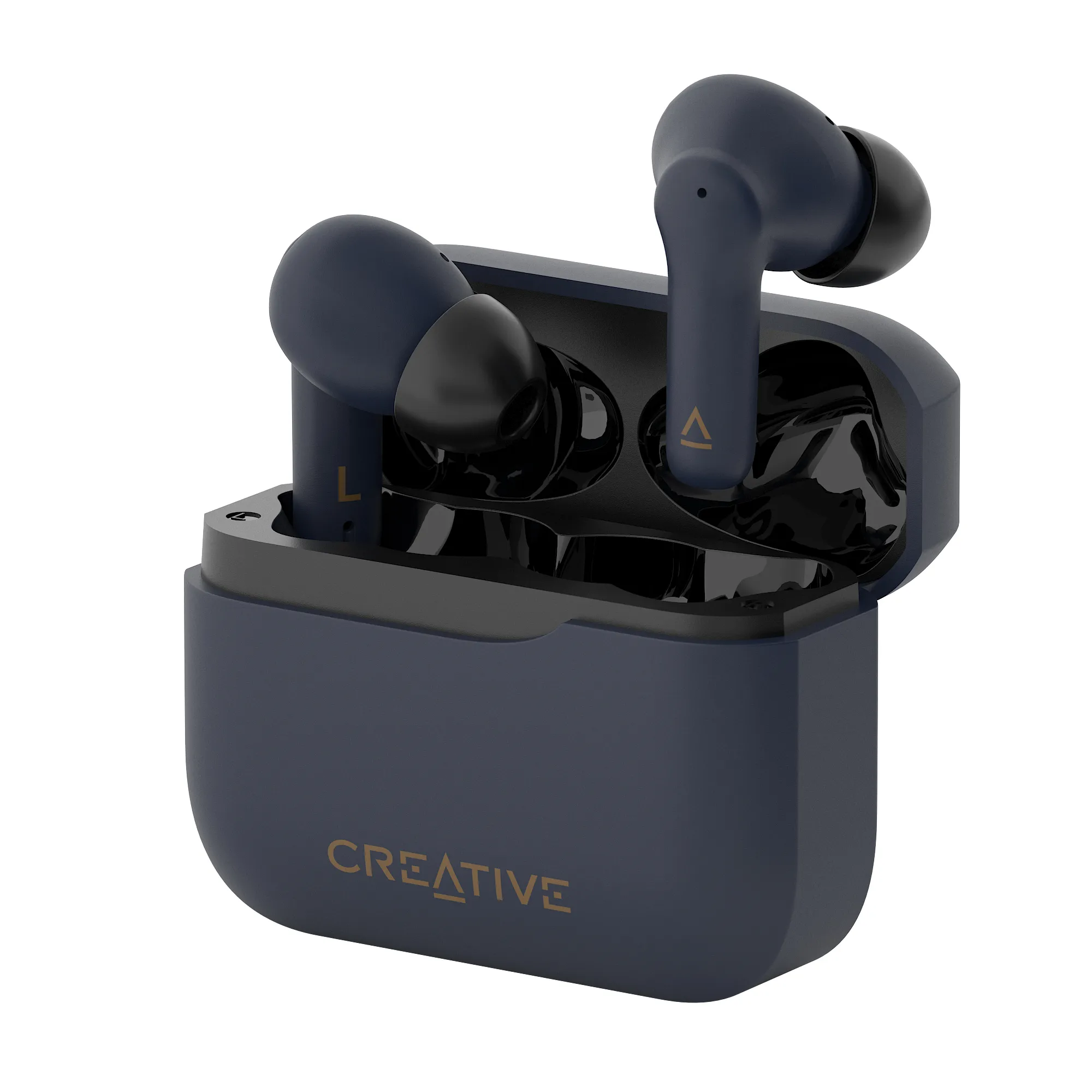 Creative Zen Air Plus Wireless Earbuds, Dark Blue
