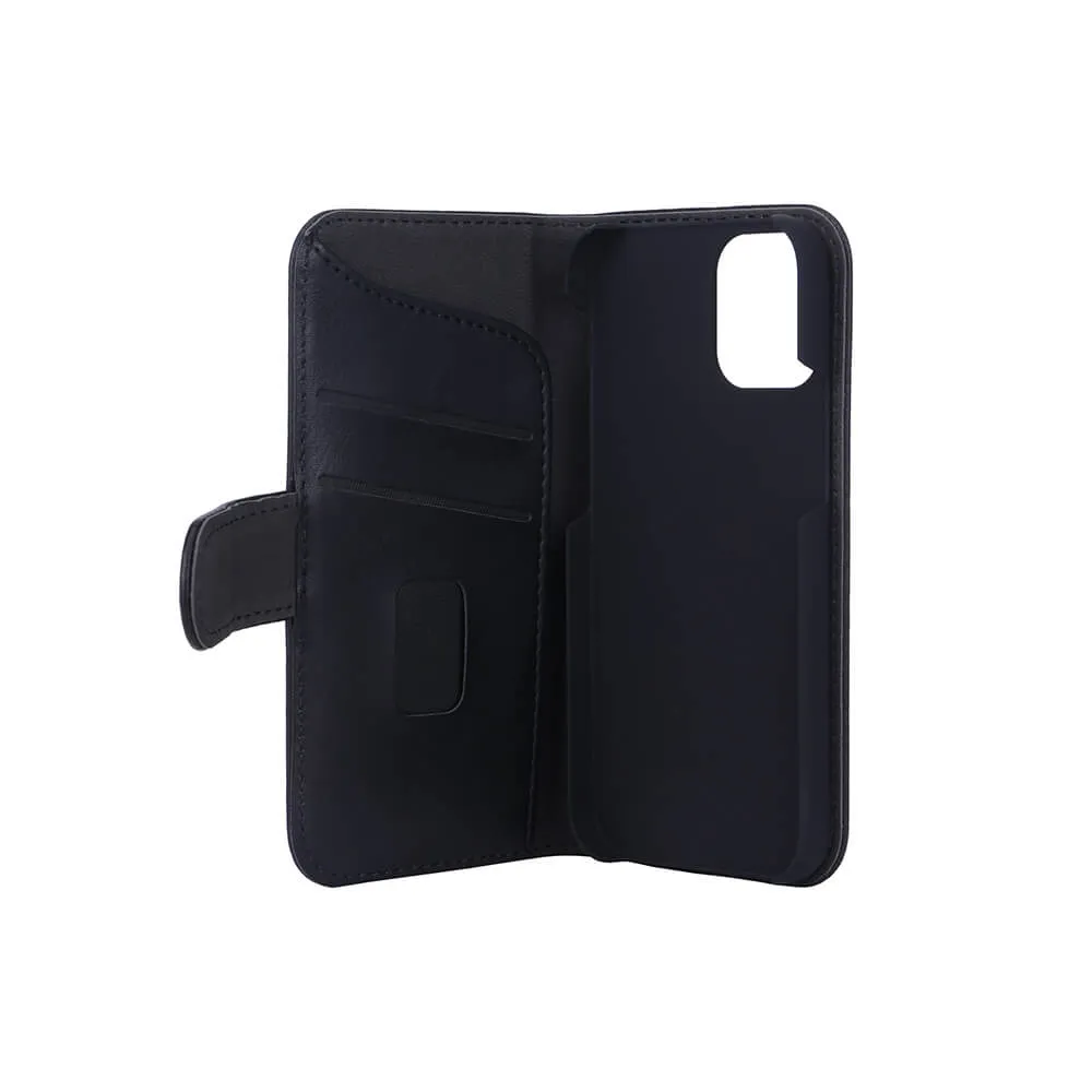 GEAR Wallet, iPhone 12 mini - pl&aring;nboksfodral, Svart