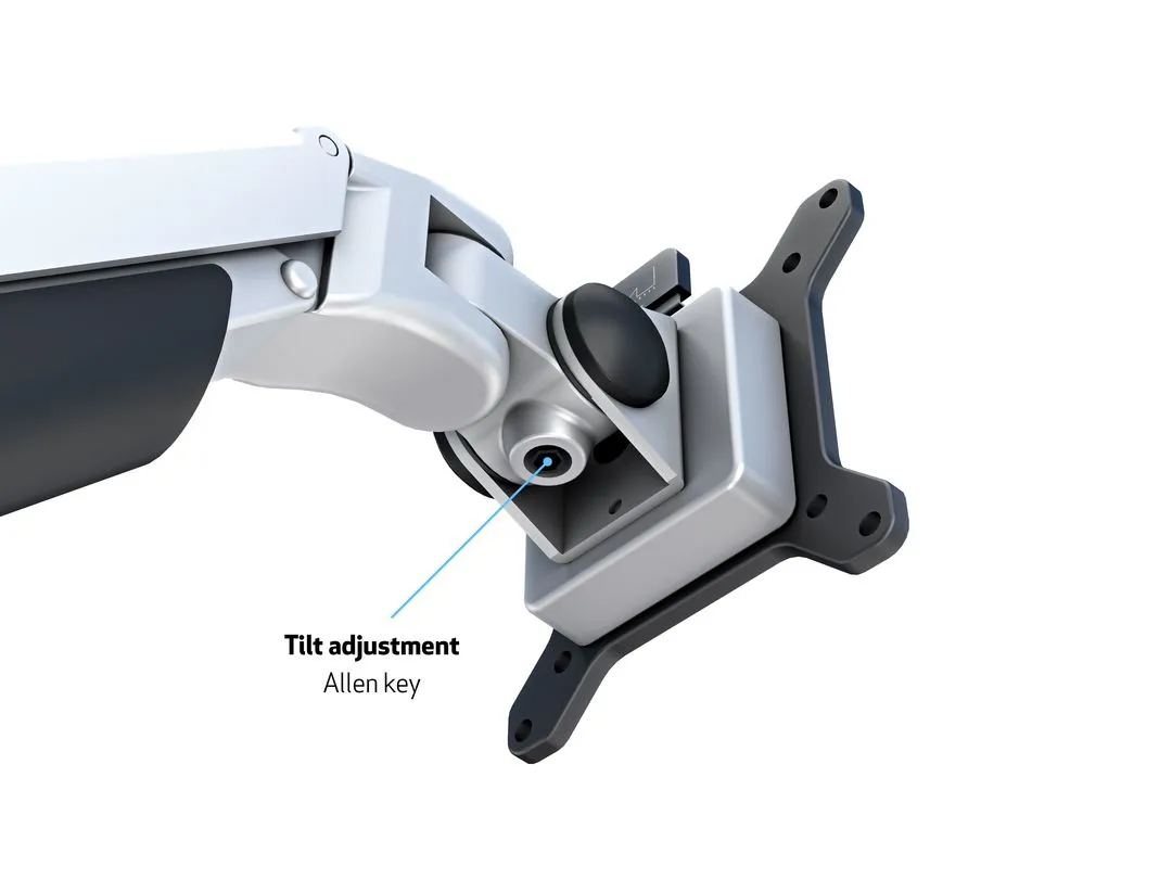 Multibrackets M VESA Gas Lift Arm Single ,-monitor arm, silver, 15&quot;-32&quot;, 10kg