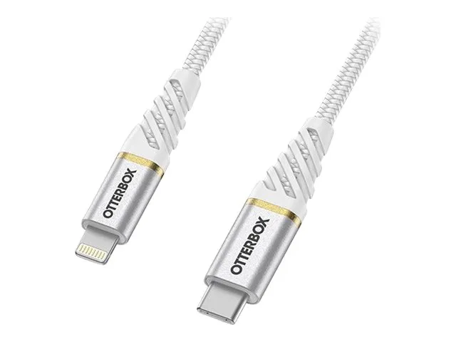 OtterBox Premium USB-C - Lightning - cable, 1 m, White