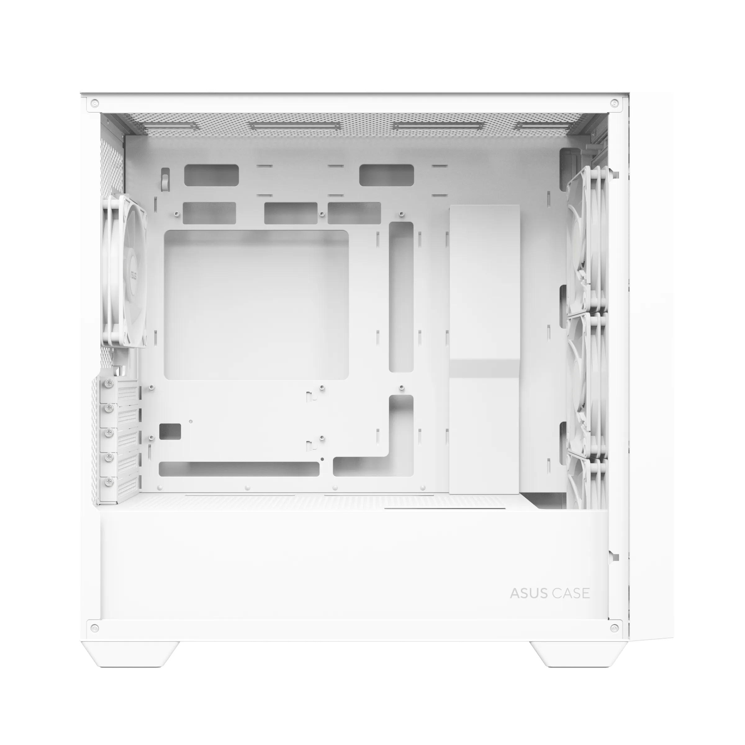 Asus A21 Plus TG ARGB -mATX case, window, white