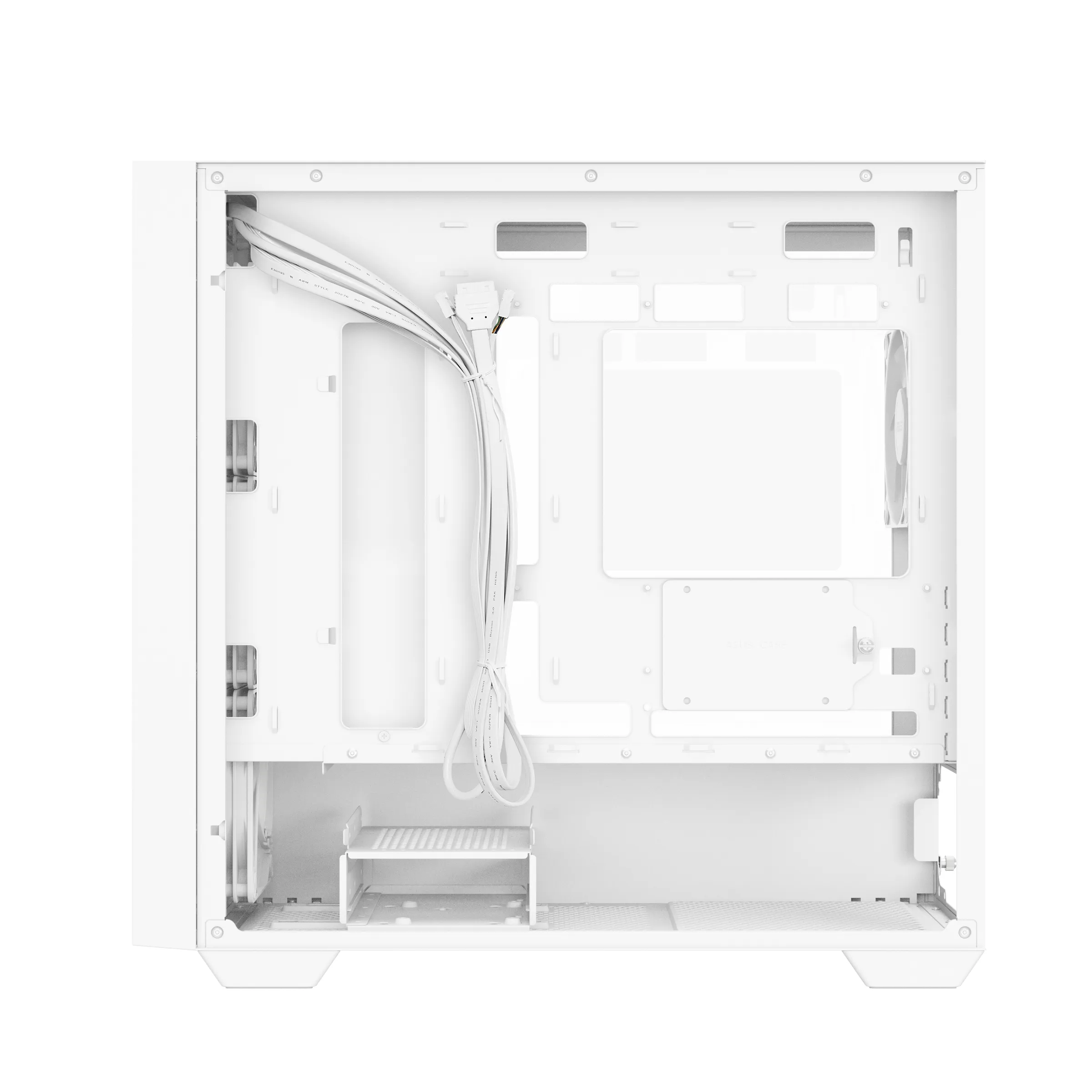 Asus A21 Plus TG ARGB -mATX kotelo ikkunalla, valkoinen