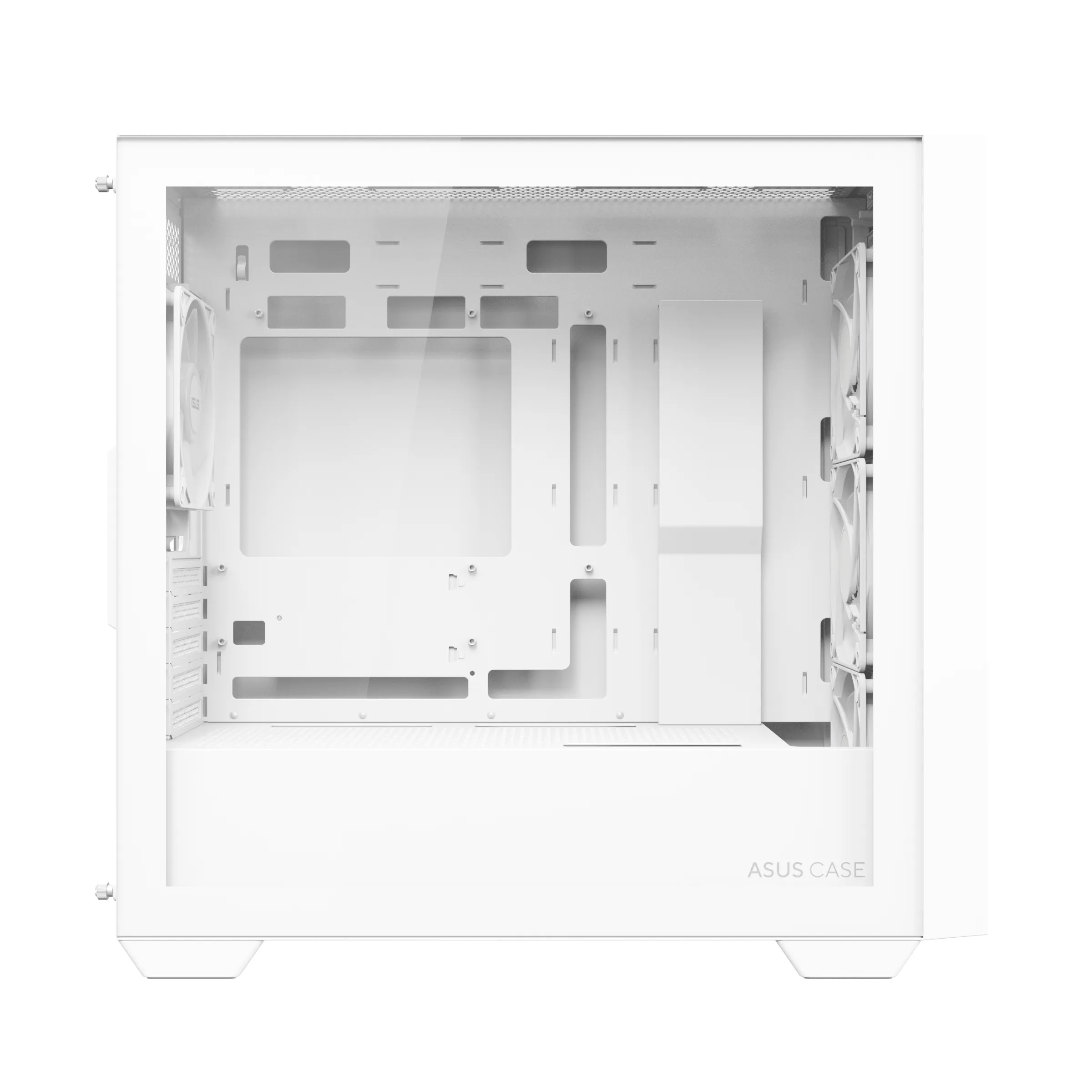 Asus A21 Plus TG ARGB -mATX kotelo ikkunalla, valkoinen