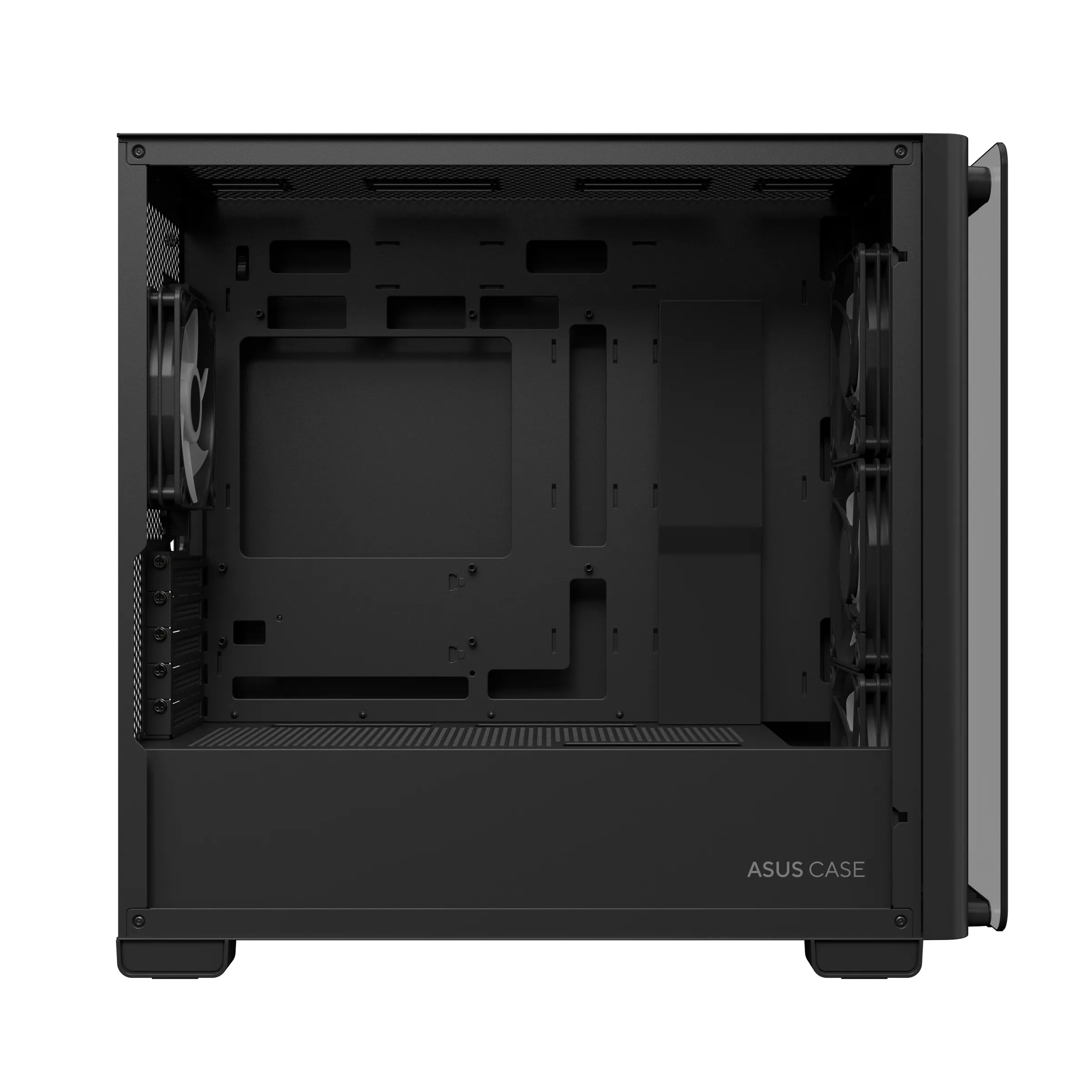ASUS A23 PLUS Tempered Glass ARGB mATX Case - Black
