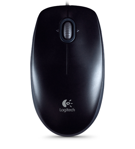 B110, Corded mouse,Black