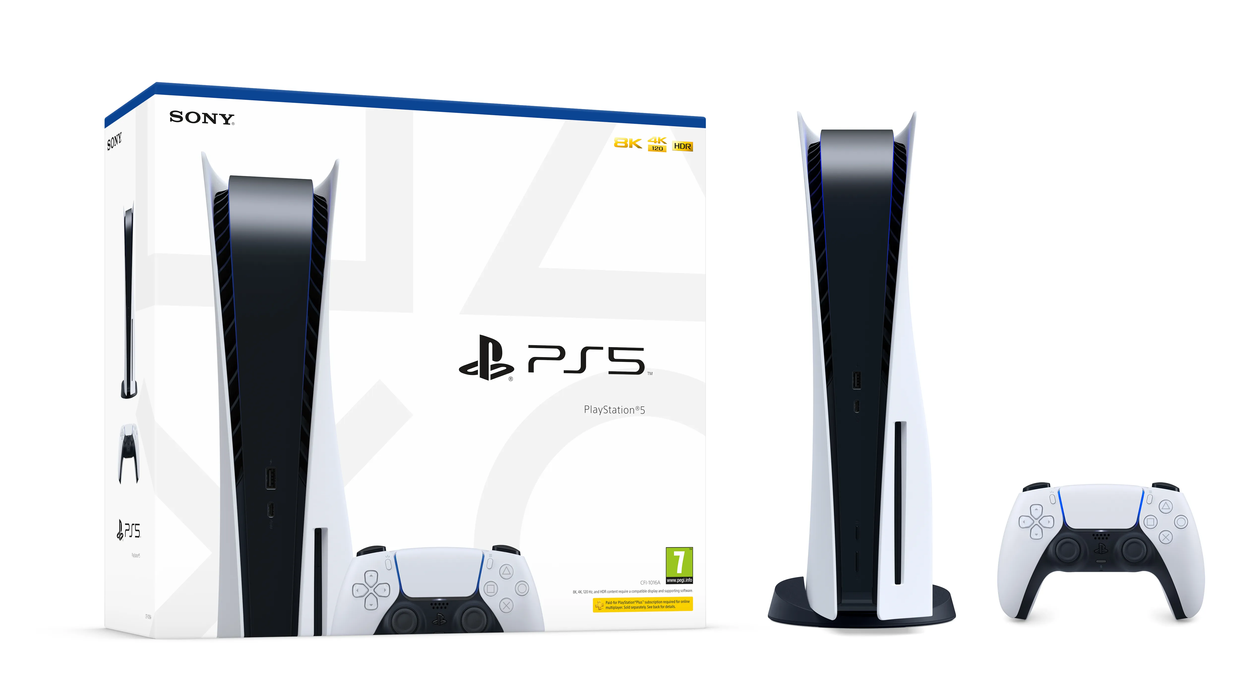 Sony PlayStation 5 - 9423898 - white/black