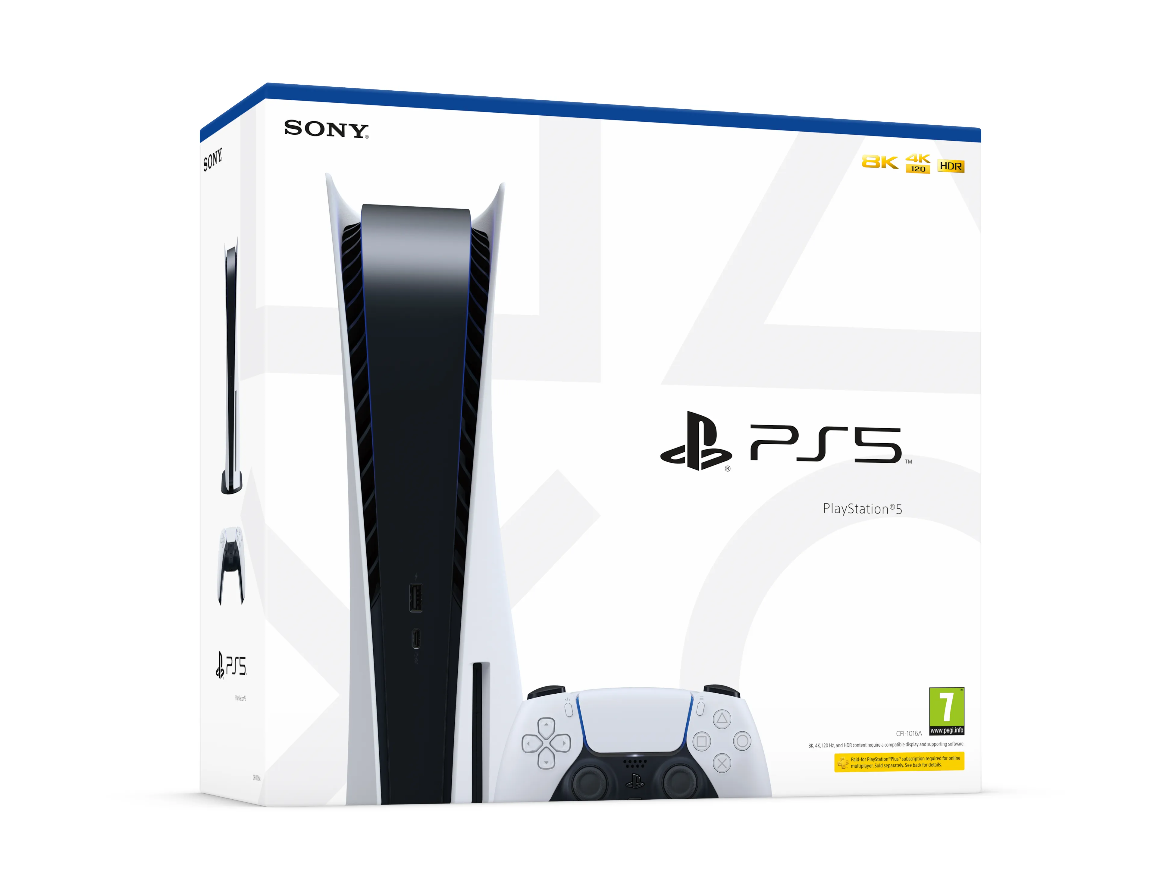 Sony PlayStation 5 - 9423898 - white/black