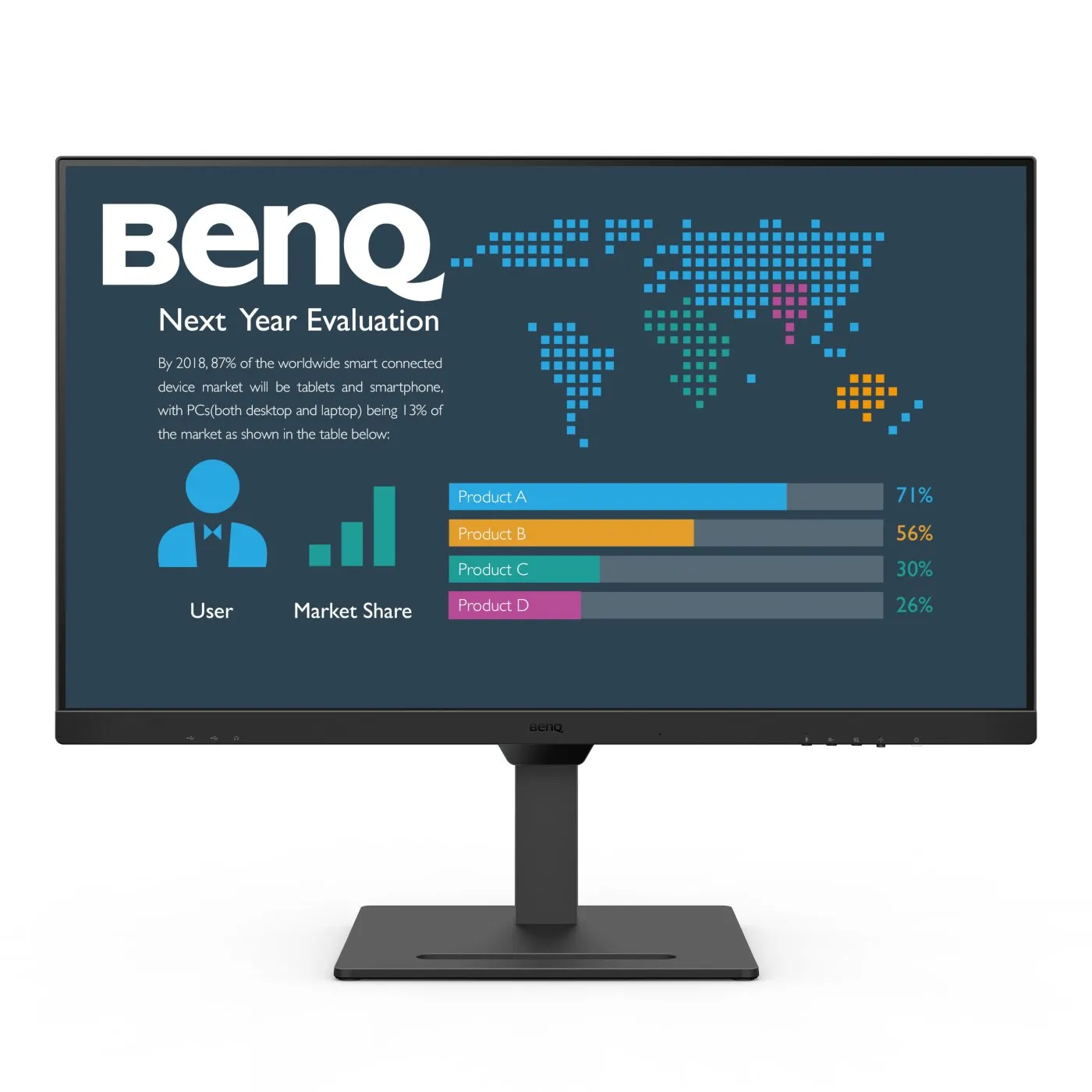 BenQ BL3290QT 31.5&quot; QHD, IPS -n&auml;ytt&ouml;, USB-C hub