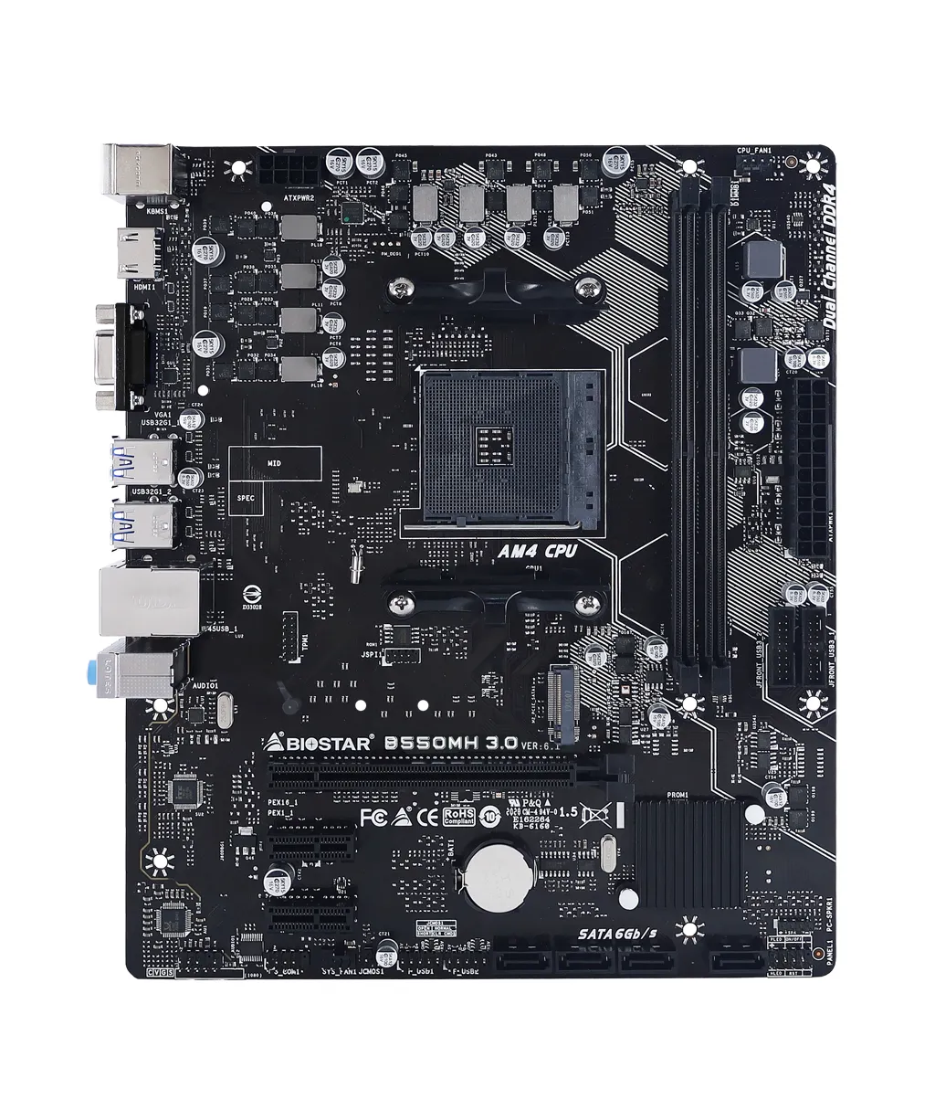 Biostar B550MH 3.0 mATX - motherboard