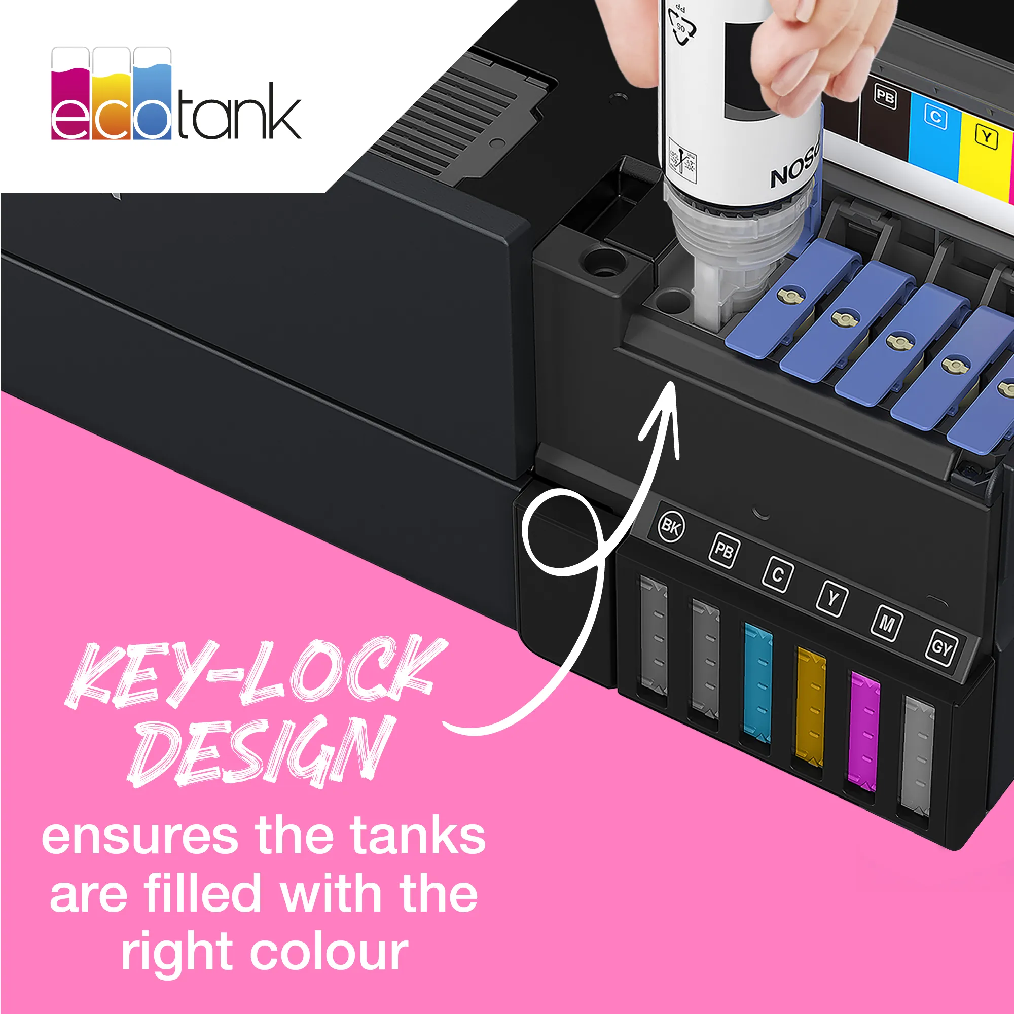 Epson 114 EcoTank ink bottle, 70 ml, Photo Black