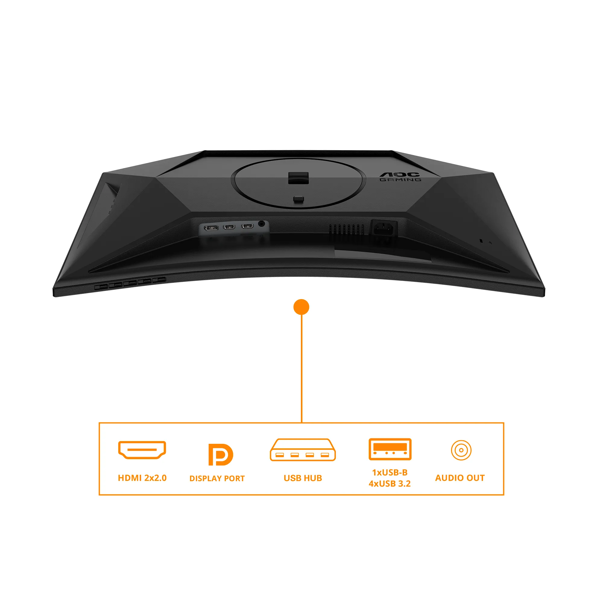 AOC 27&quot; C27G4ZXU 1ms, 280hz, Full HD, VA - curver gaming monitor