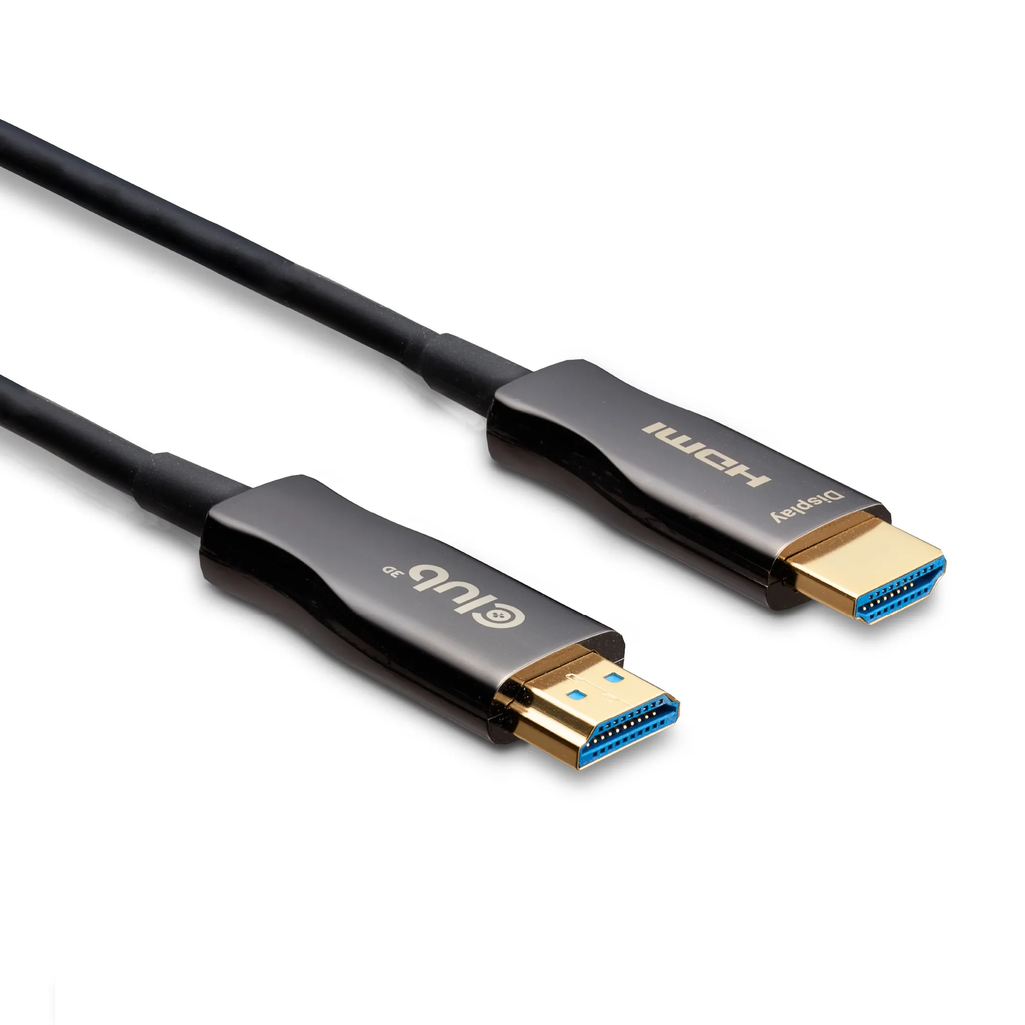 Club 3D CAC-1392 HDMI 2.1 Hybrid Active Optical -kaapeli, jossa 8K 60 Hz, 30 m, musta