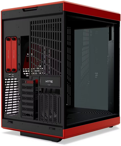 HYTE Y70 Touch Infinite Dual Chamber -miditornikotelo ikkunalla, Black Cherry