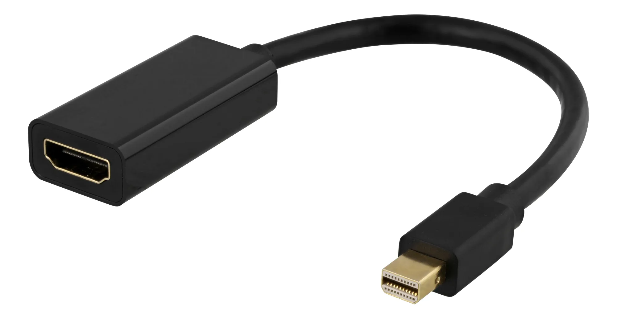 Deltaco  mini DisplayPort – HDMI - adapter, Black