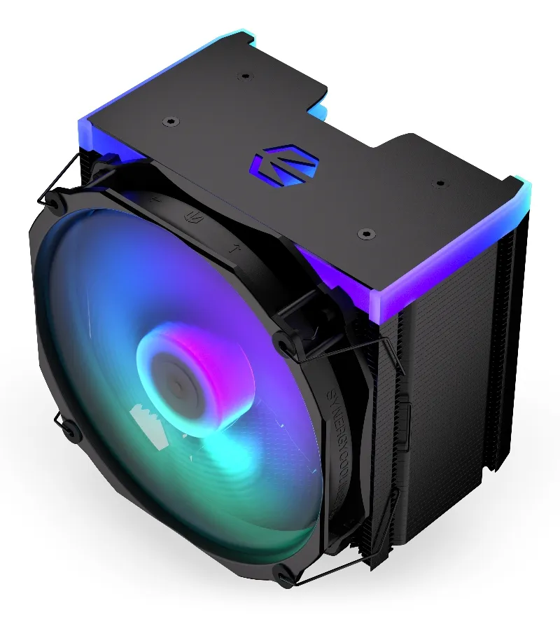 Endorfy Fortis 5, 140 mm ARGB -prosessorij&auml;&auml;hdytin, musta