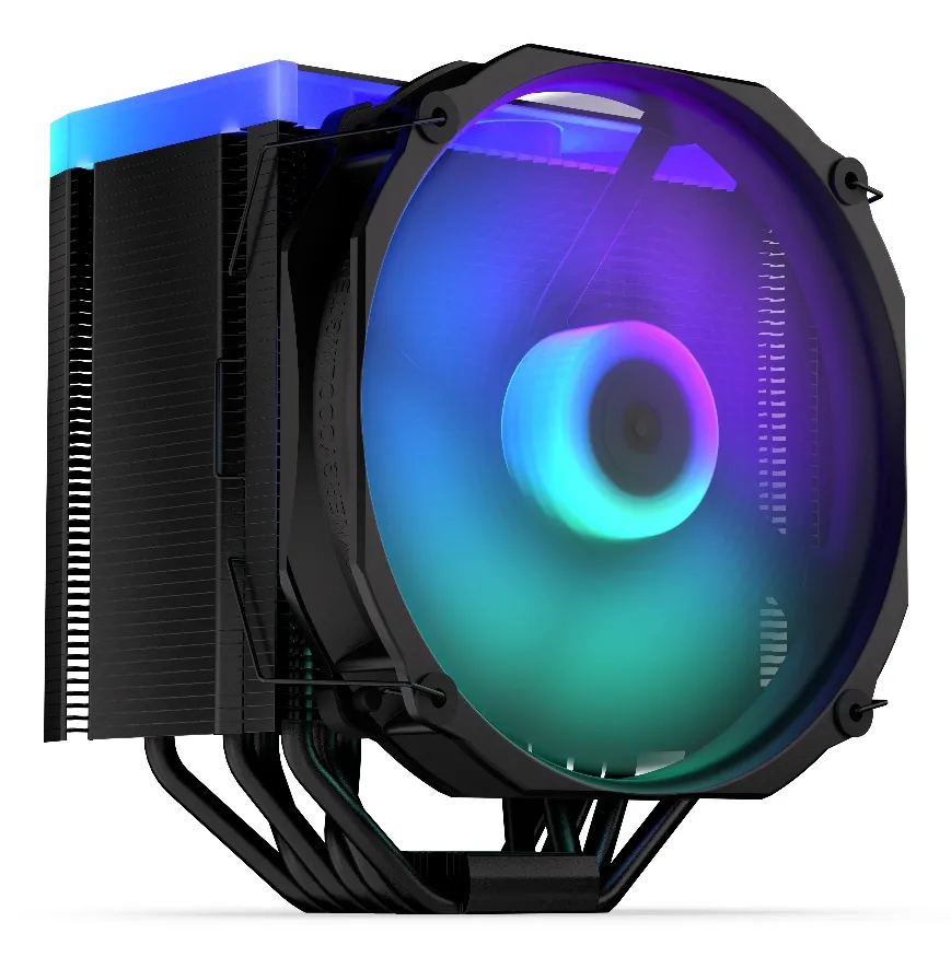 Endorfy Fortis 5, 140 mm ARGB -prosessorij&auml;&auml;hdytin, musta