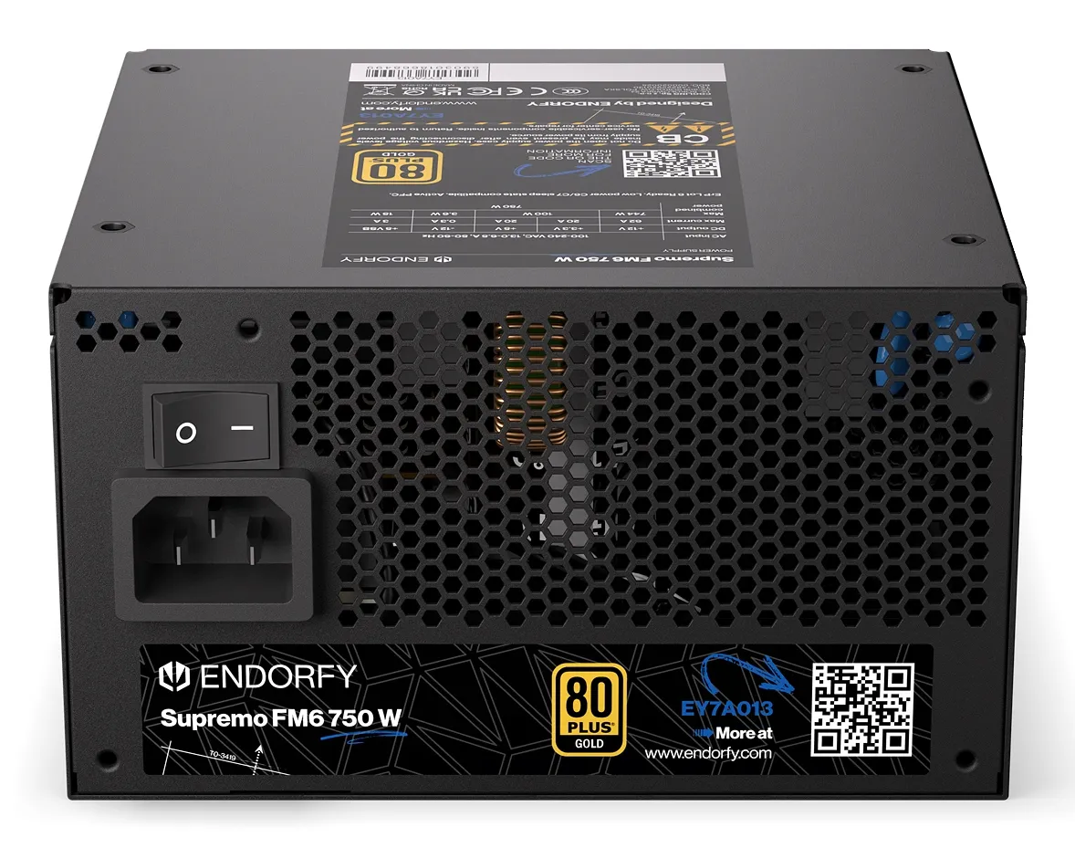 ENDORFY Supremo FM6 750W - PSU, 80 Plus Gold