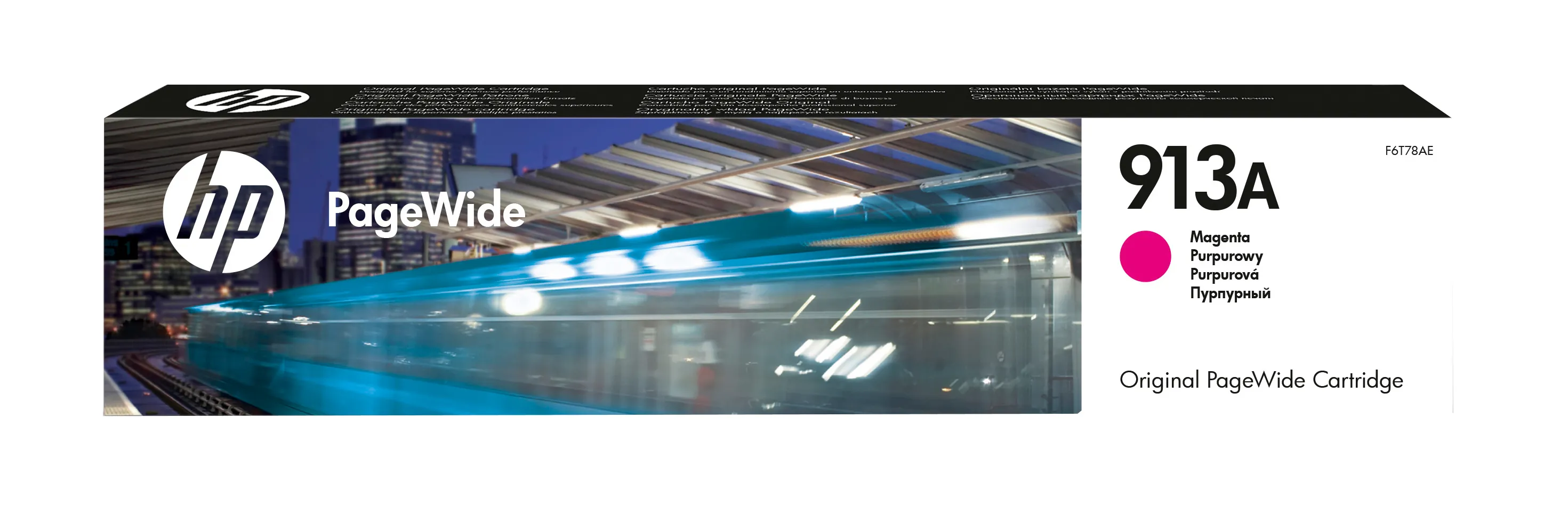 HP 913A - Magenta - alkuper&auml;inen - PageWide - mustepatruuna malleihin PageWide 352, MFP 377, PageWide Managed MFP P57750, P55250, PageWide Pro 452, 477, 552