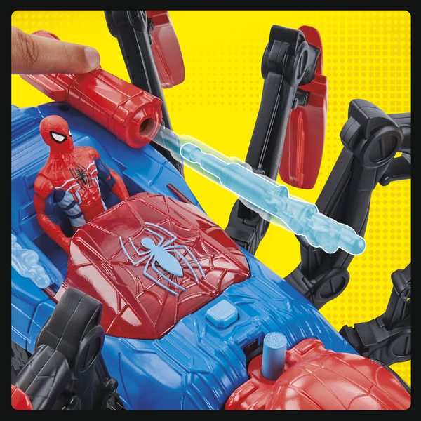 Spider-Man Web Splashers Crawl`n Blast Vehicle &amp; 4 Inch Figure